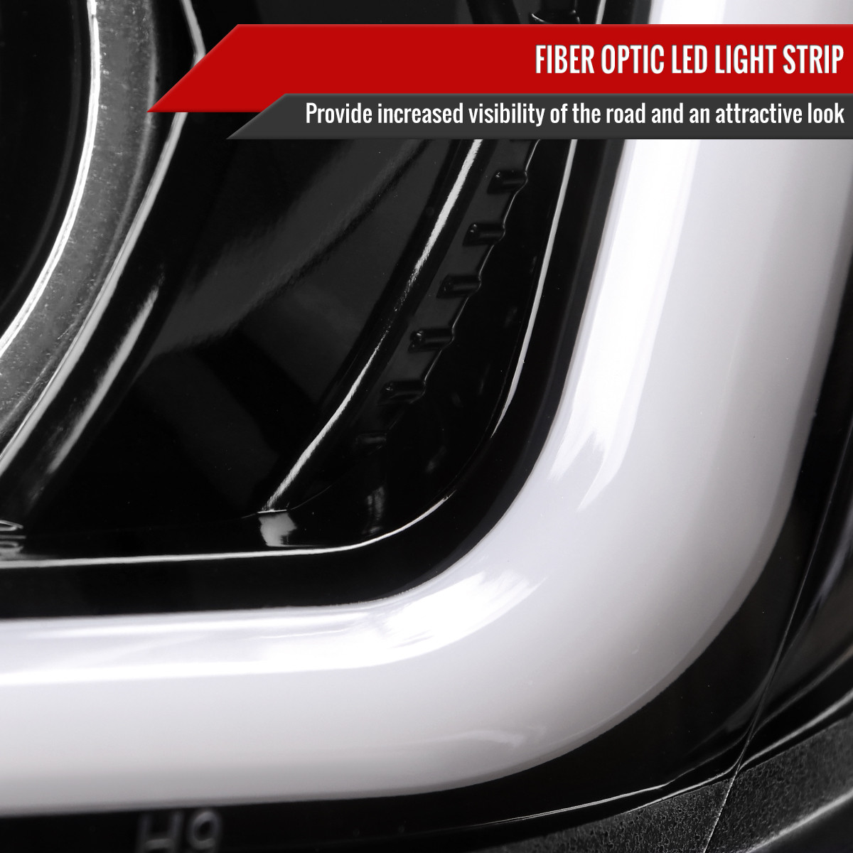 2015-2021 Subaru Impreza WRX/STI LED Bar Sequential Turn Signal (Glossy Black Housing/Clear Lens)